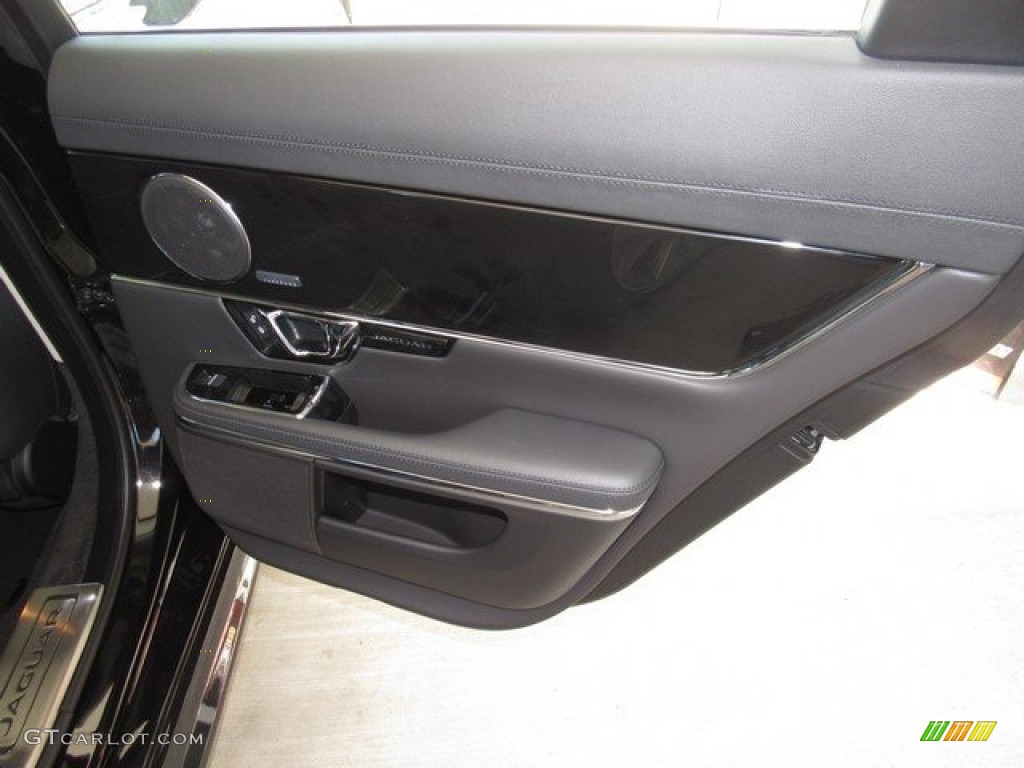 2019 Jaguar XJ R-Sport Ebony Door Panel Photo #129906105