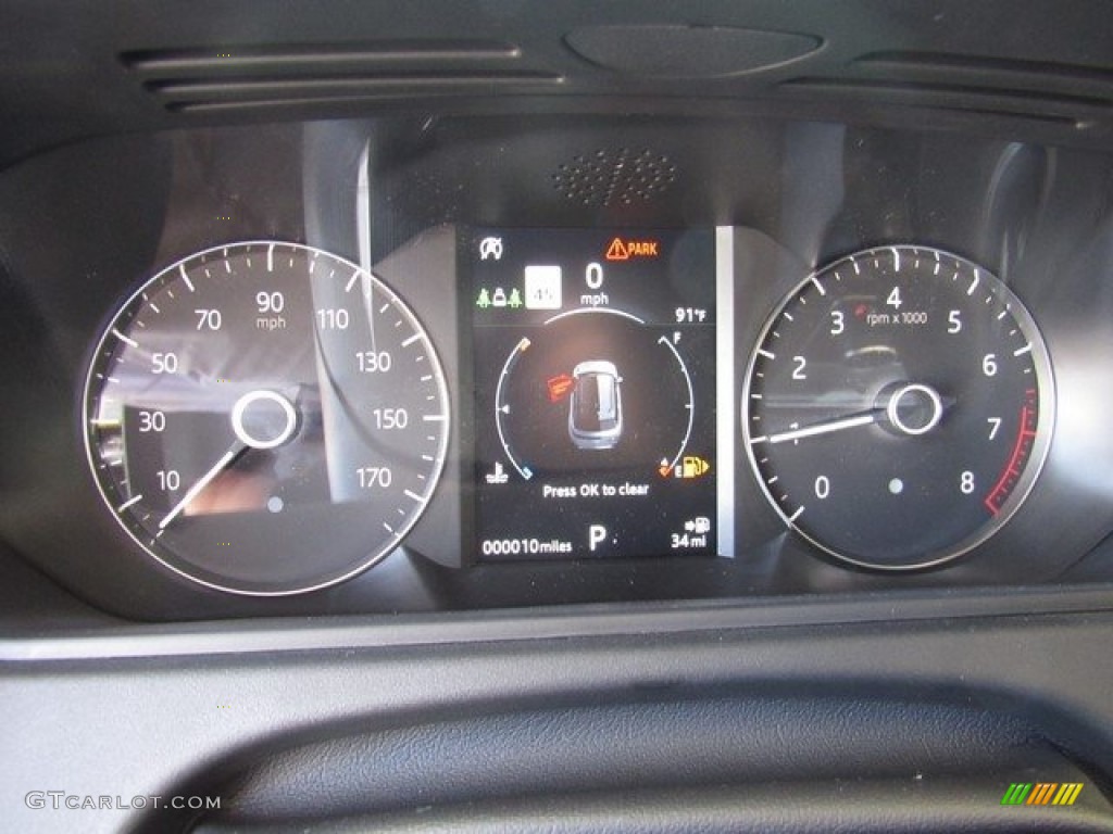 2019 Range Rover Velar S - Santorini Black Metallic / Ebony photo #30