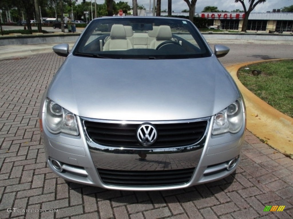 2009 Eos Komfort - Reflex Silver Metallic / Cornsilk Beige photo #7