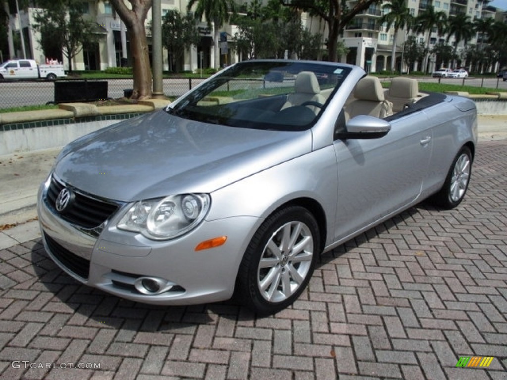 2009 Eos Komfort - Reflex Silver Metallic / Cornsilk Beige photo #9