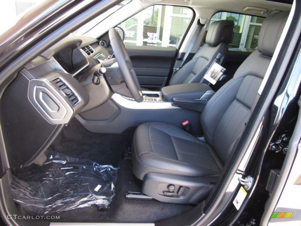 Ebony/Ebony Interior 2019 Land Rover Range Rover Sport HSE Photo #129906765