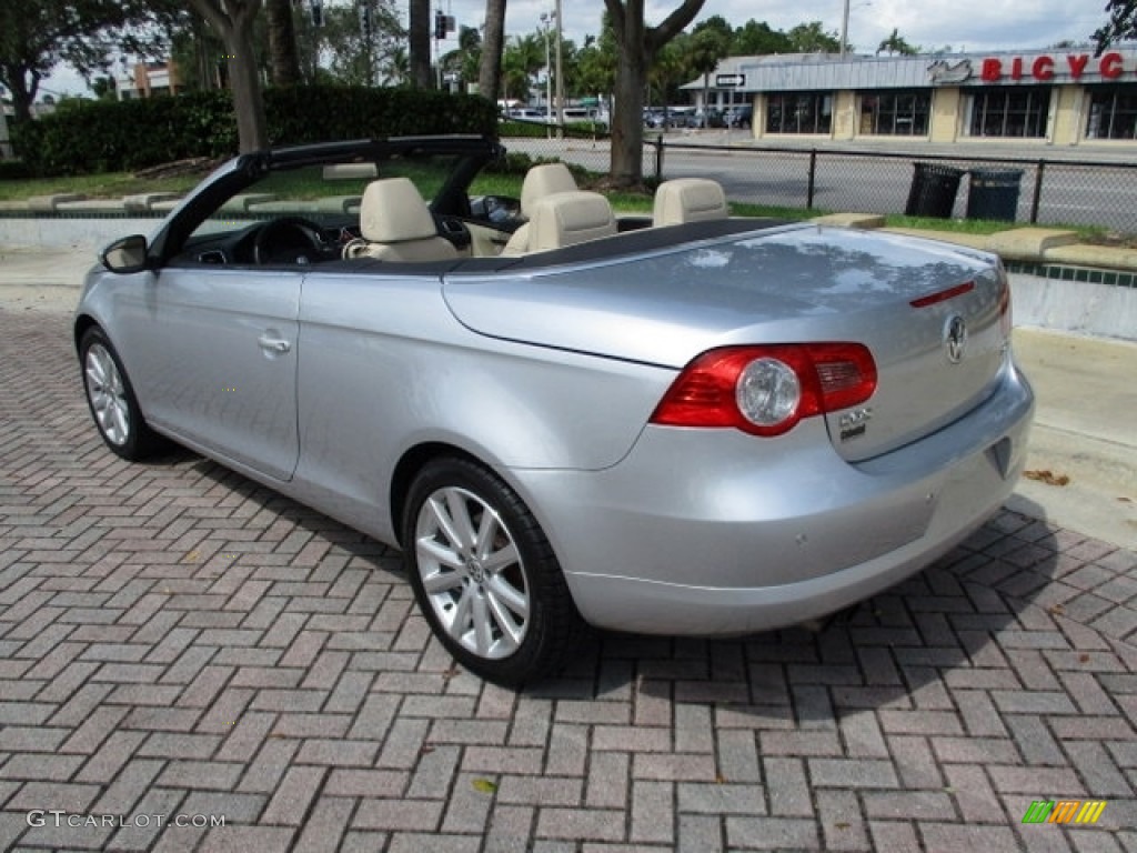 2009 Eos Komfort - Reflex Silver Metallic / Cornsilk Beige photo #13
