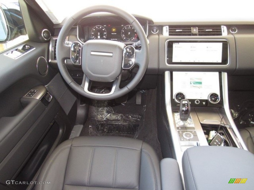 2019 Land Rover Range Rover Sport HSE Ebony/Ebony Dashboard Photo #129906825