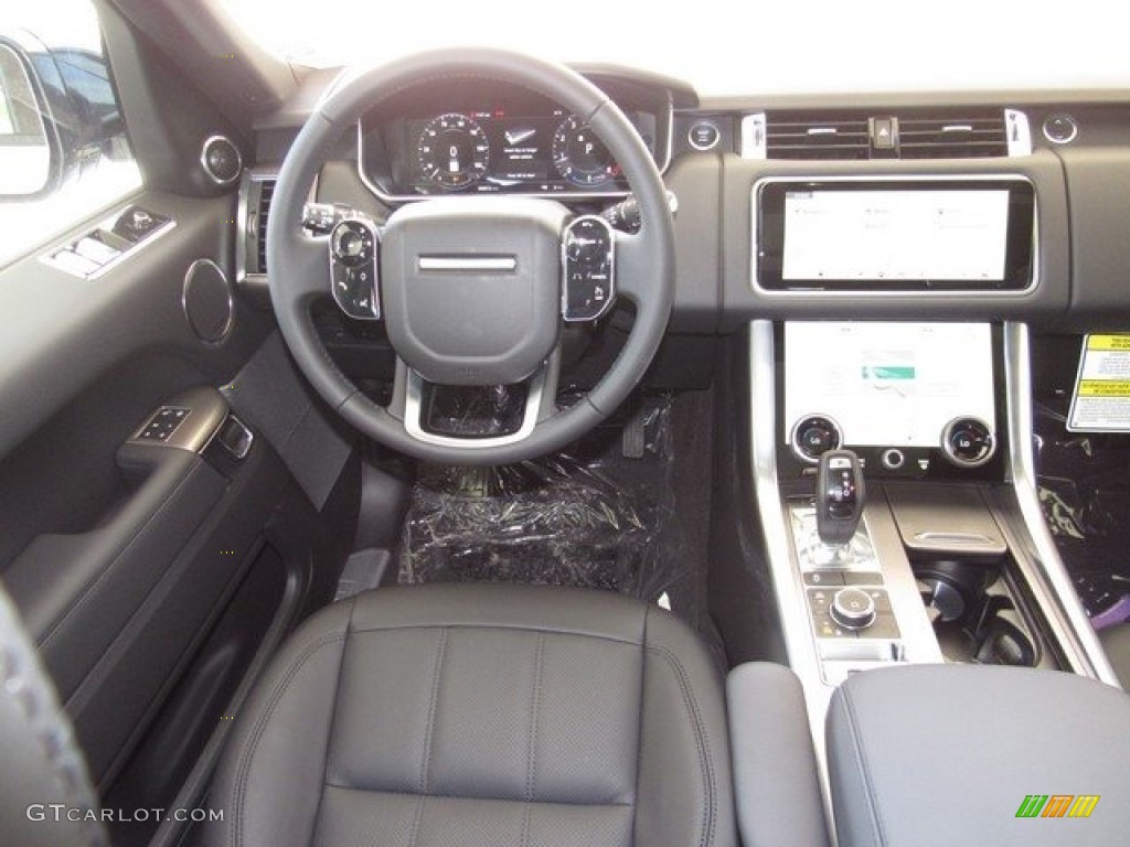 2019 Range Rover Sport HSE - Indus Silver Metallic / Ebony/Ebony photo #14