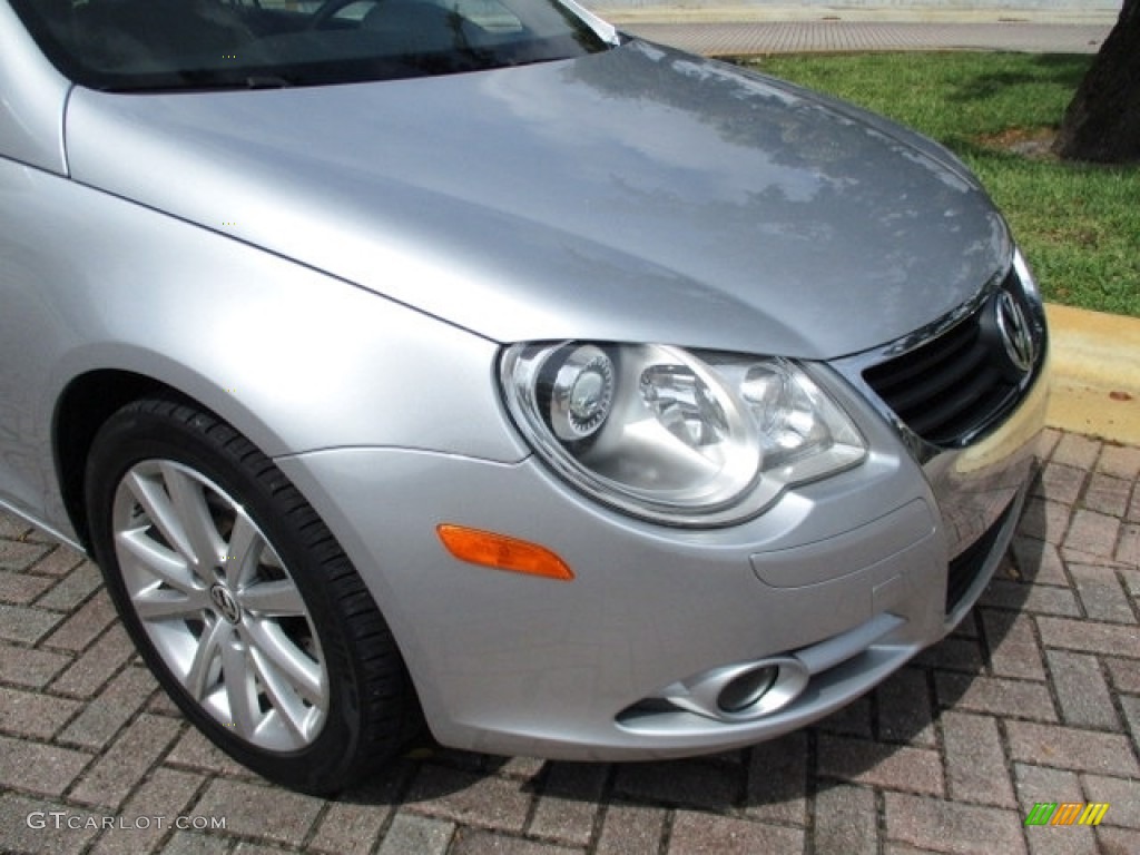 2009 Eos Komfort - Reflex Silver Metallic / Cornsilk Beige photo #79
