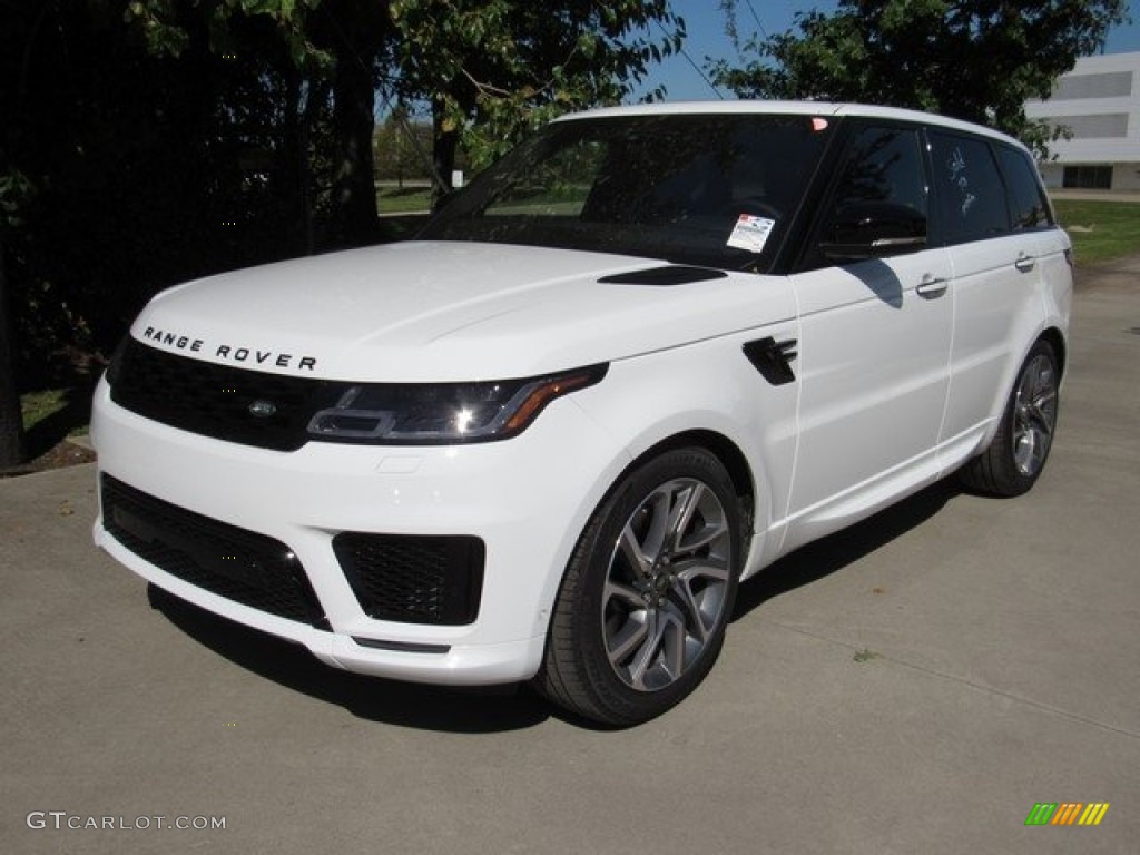 Fuji White 2019 Land Rover Range Rover Sport HSE Dynamic Exterior Photo #129908088