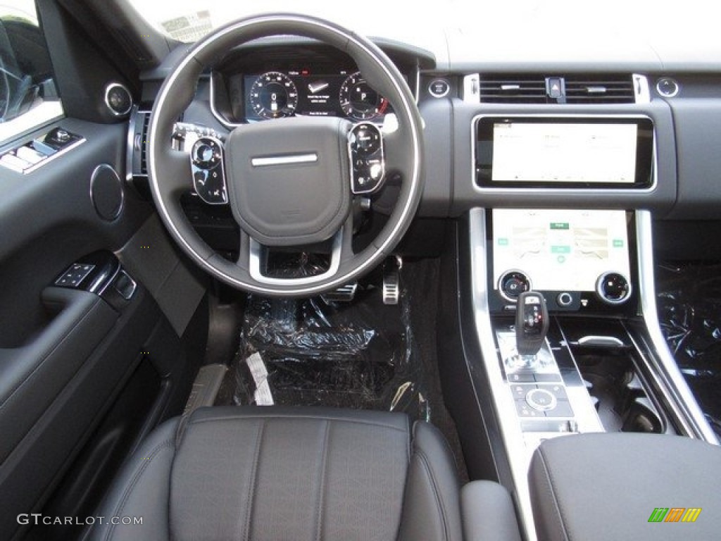 2019 Land Rover Range Rover Sport HSE Dynamic Ebony/Ebony Dashboard Photo #129908166