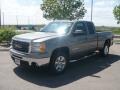 2009 Steel Gray Metallic GMC Sierra 1500 SLT Extended Cab 4x4  photo #3