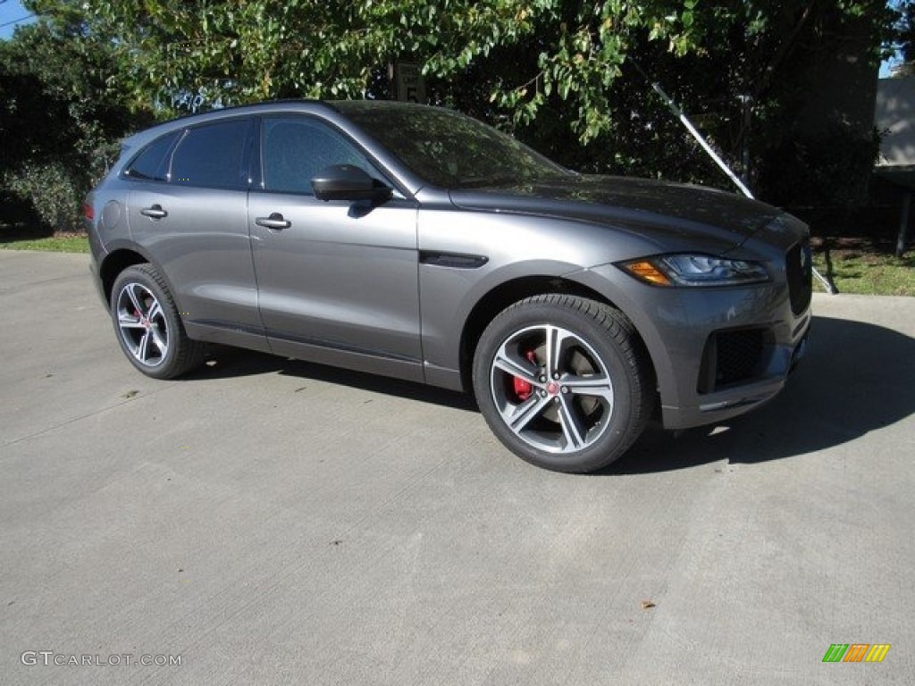 2019 F-PACE S AWD - Corris Grey Metallic / Ebony photo #1