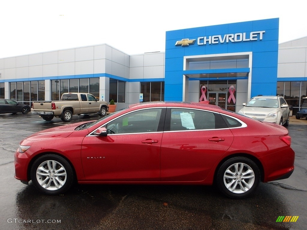 2016 Malibu LT - Crystal Red Tintcoat / Jet Black photo #3