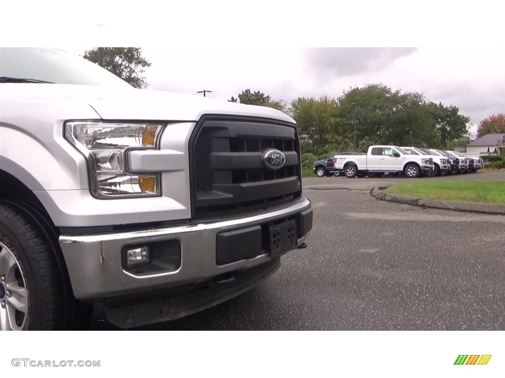 2016 F150 XL SuperCab 4x4 - Ingot Silver / Medium Earth Gray photo #27