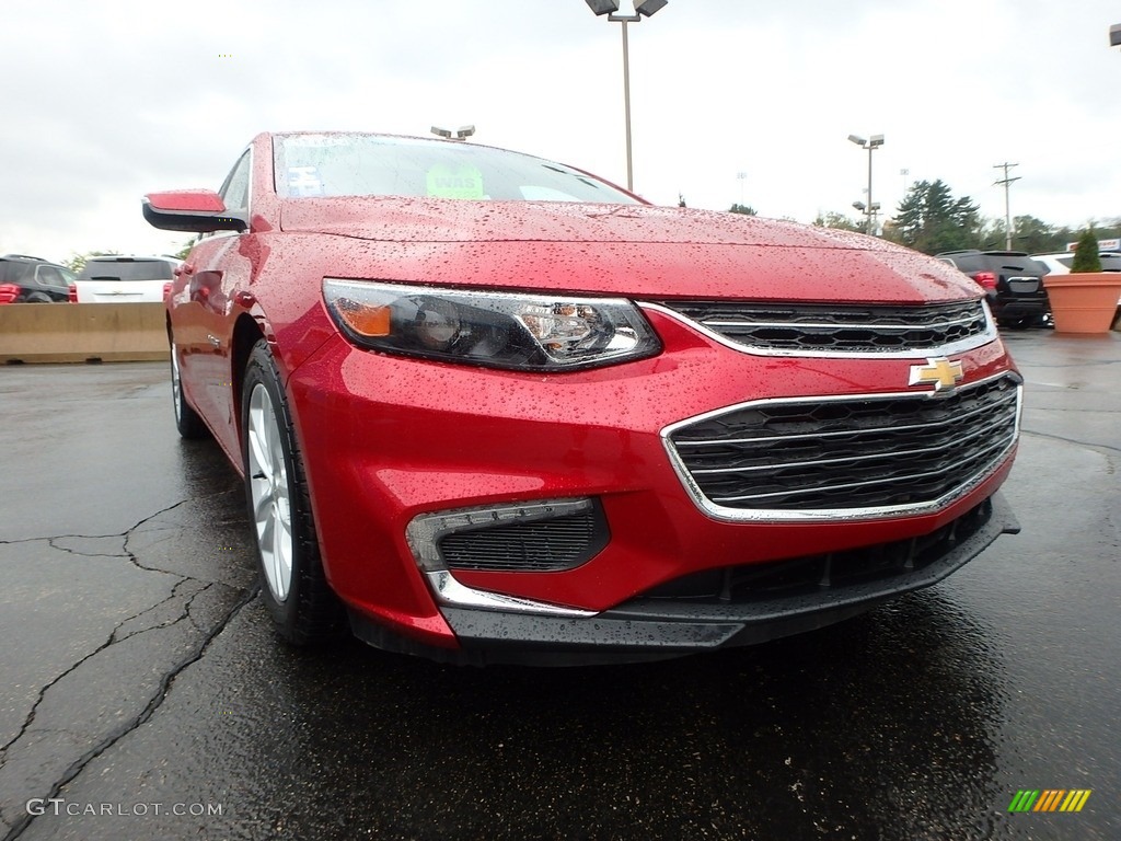 2016 Malibu LT - Crystal Red Tintcoat / Jet Black photo #12
