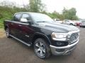 2019 Diamond Black Crystal Pearl Ram 1500 Laramie Crew Cab 4x4  photo #7