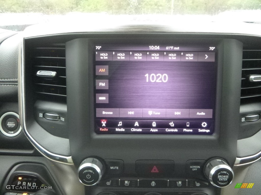 2019 1500 Laramie Crew Cab 4x4 - Diamond Black Crystal Pearl / Black photo #18