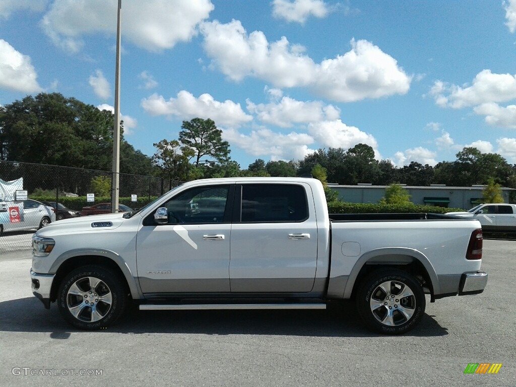 2019 1500 Laramie Crew Cab - Ivory Tri–Coat / Black photo #2