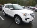 White Platinum 2018 Ford Explorer Limited 4WD Exterior