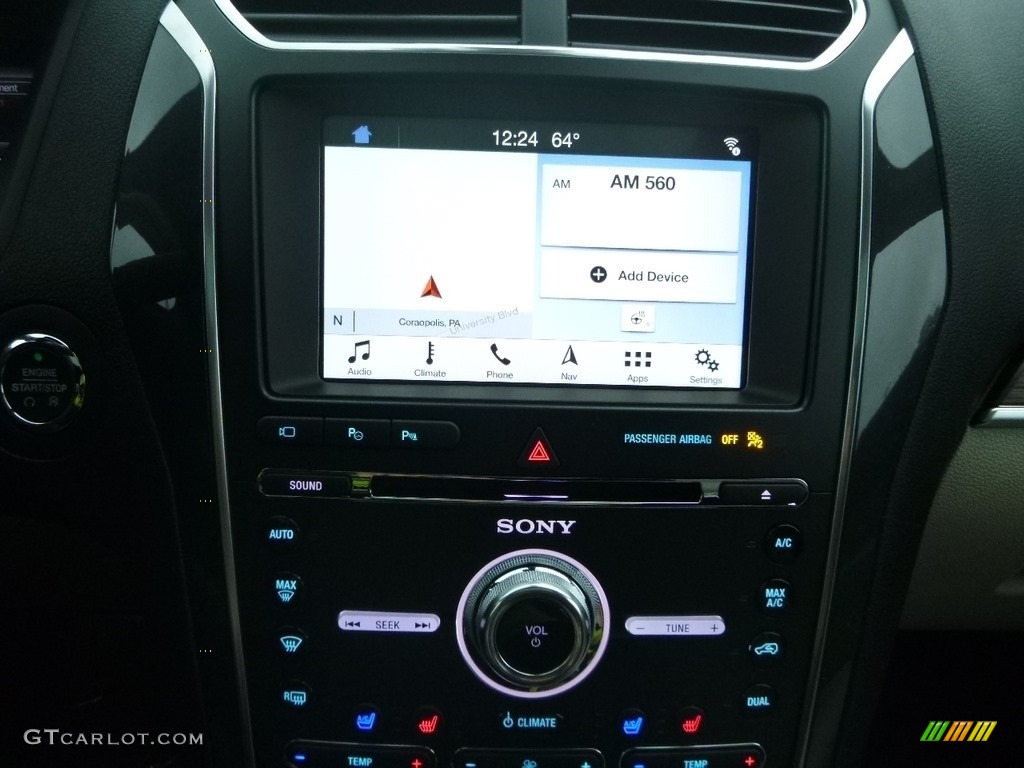 2018 Explorer Limited 4WD - White Platinum / Medium Stone photo #14