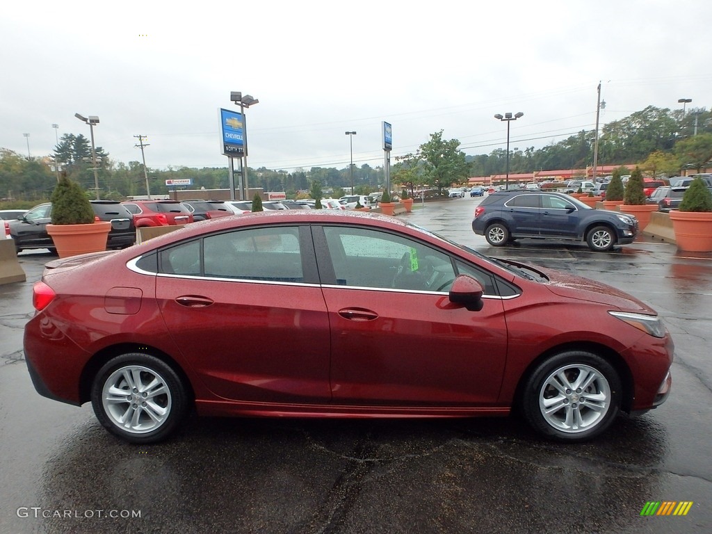 2016 Cruze LT Sedan - Siren Red Tintcoat / Jet Black photo #10