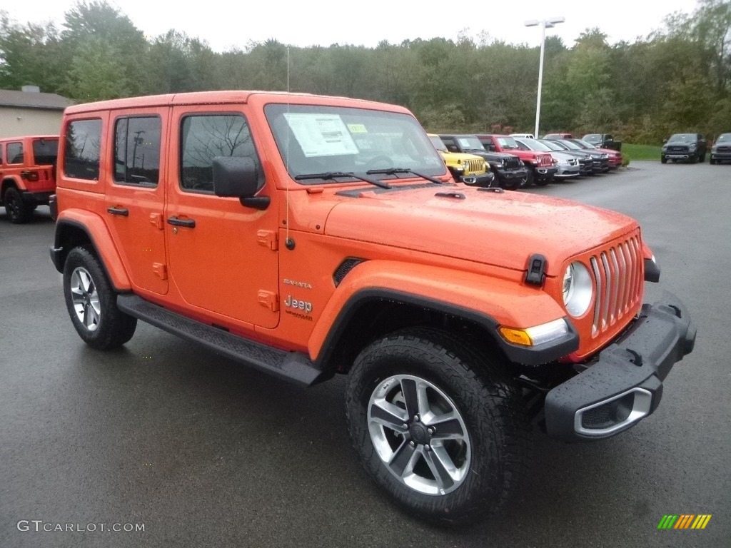 Punk n Metallic 2018 Jeep Wrangler Unlimited Sahara 4x4 Exterior Photo #129917362