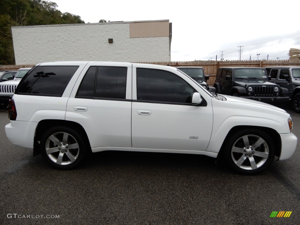 2008 TrailBlazer SS 4x4 - Summit White / Ebony photo #8