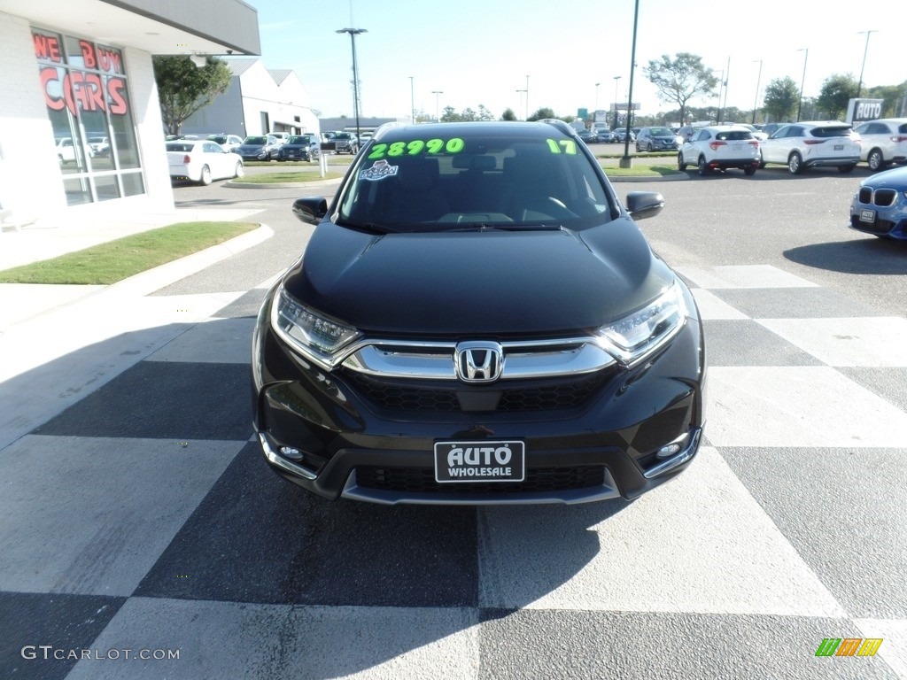 2017 CR-V Touring - Dark Olive Metallic / Black photo #2