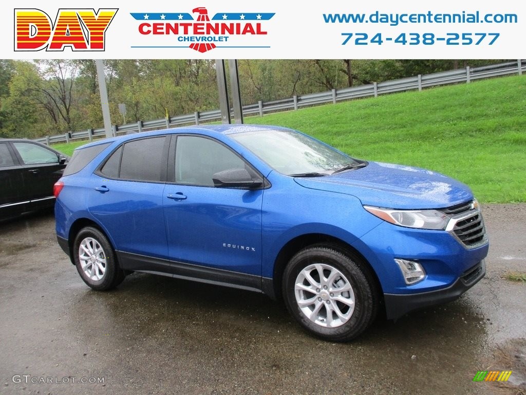 2019 Equinox LS AWD - Kinetic Blue Metallic / Medium Ash Gray photo #1
