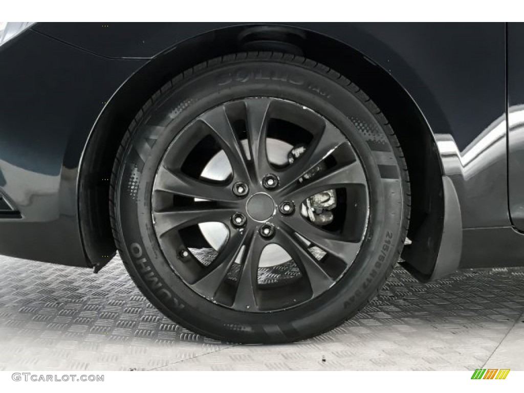 2013 Sonata Limited - Midnight Black / Wine photo #8