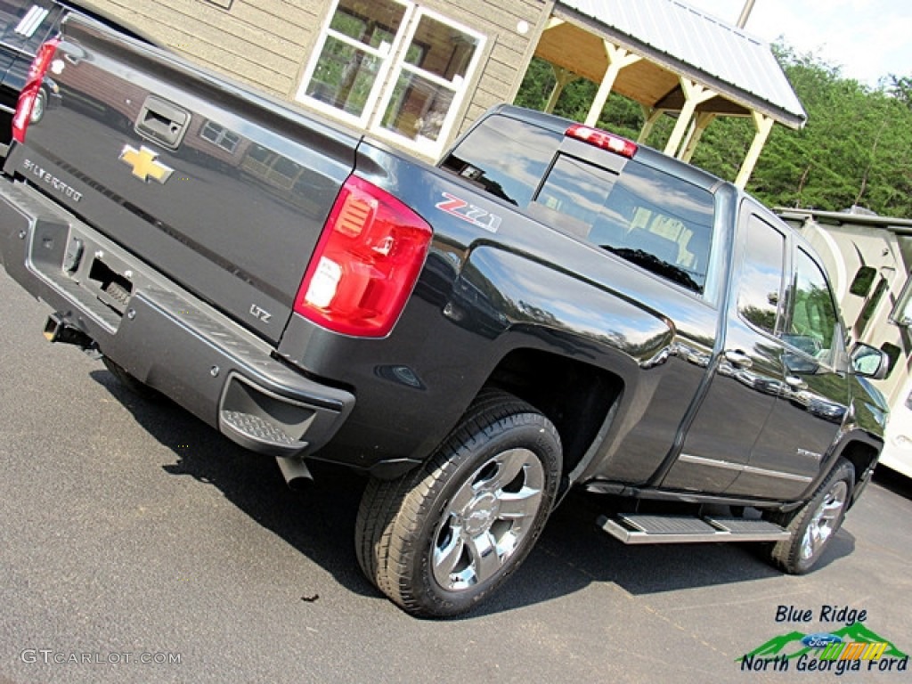 2017 Silverado 1500 LTZ Double Cab 4x4 - Graphite Metallic / Jet Black photo #34