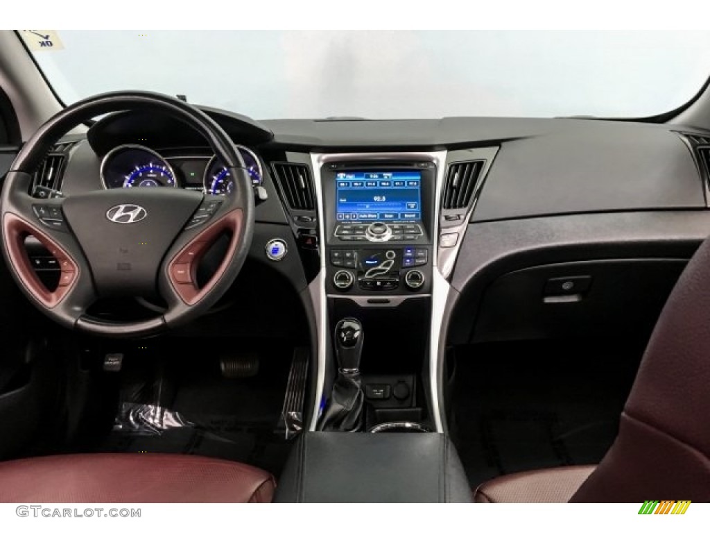 2013 Sonata Limited - Midnight Black / Wine photo #21
