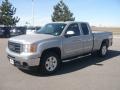 2009 Silver Birch Metallic GMC Sierra 1500 SLT Extended Cab 4x4  photo #3