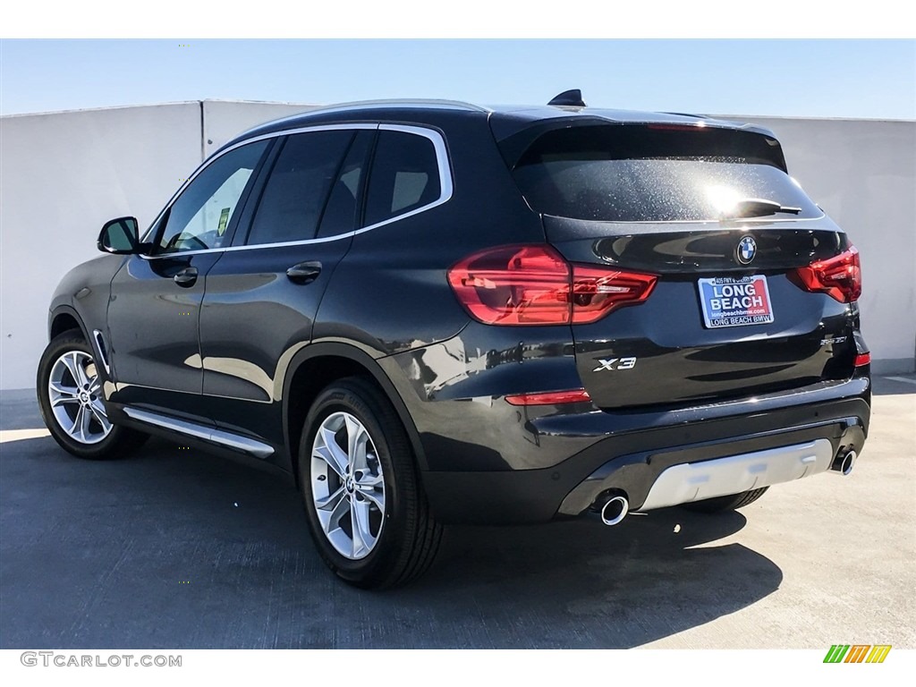 2019 X3 sDrive30i - Dark Graphite Metallic / Black photo #2