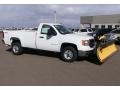 Summit White - Sierra 2500HD Work Truck Regular Cab 4x4 Photo No. 3