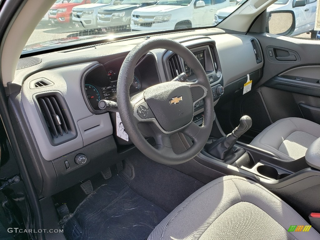 Jet Black/Dark Ash Interior 2019 Chevrolet Colorado WT Extended Cab Photo #129927283