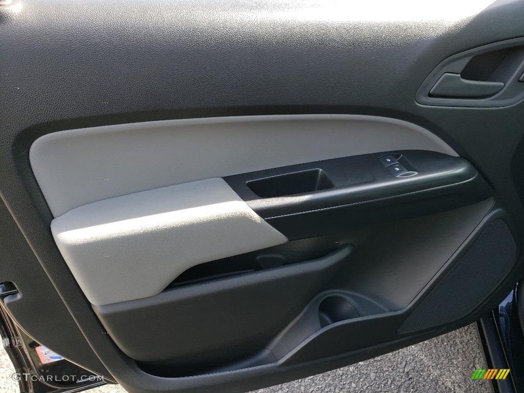 2019 Chevrolet Colorado WT Extended Cab Jet Black/Dark Ash Door Panel Photo #129927319