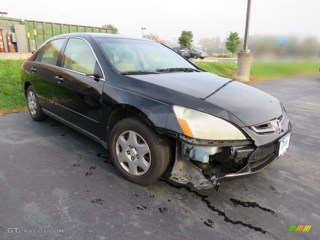 2005 Accord LX Sedan - Nighthawk Black Pearl / Black photo #1
