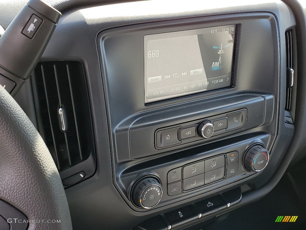 2019 Silverado LD WT Double Cab - Summit White / Dark Ash/Jet Black photo #10