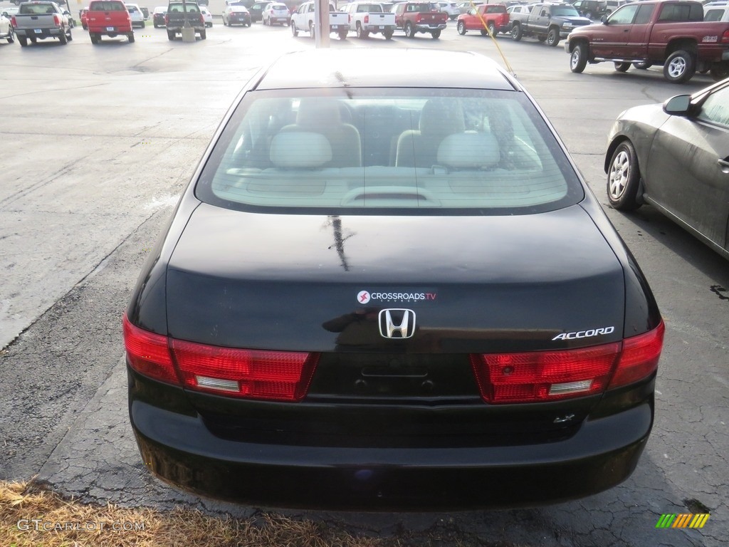 2005 Accord LX Sedan - Nighthawk Black Pearl / Black photo #9