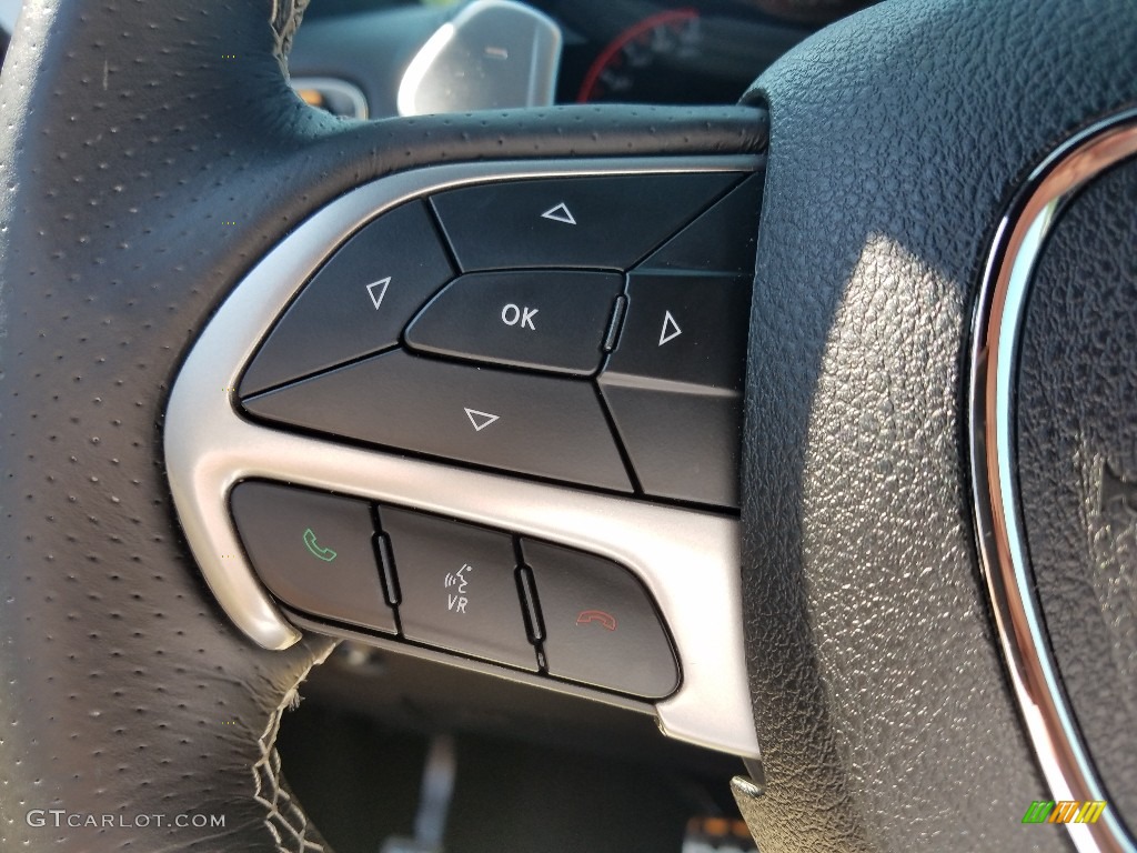 2018 Dodge Durango SRT AWD Black Steering Wheel Photo #129928582