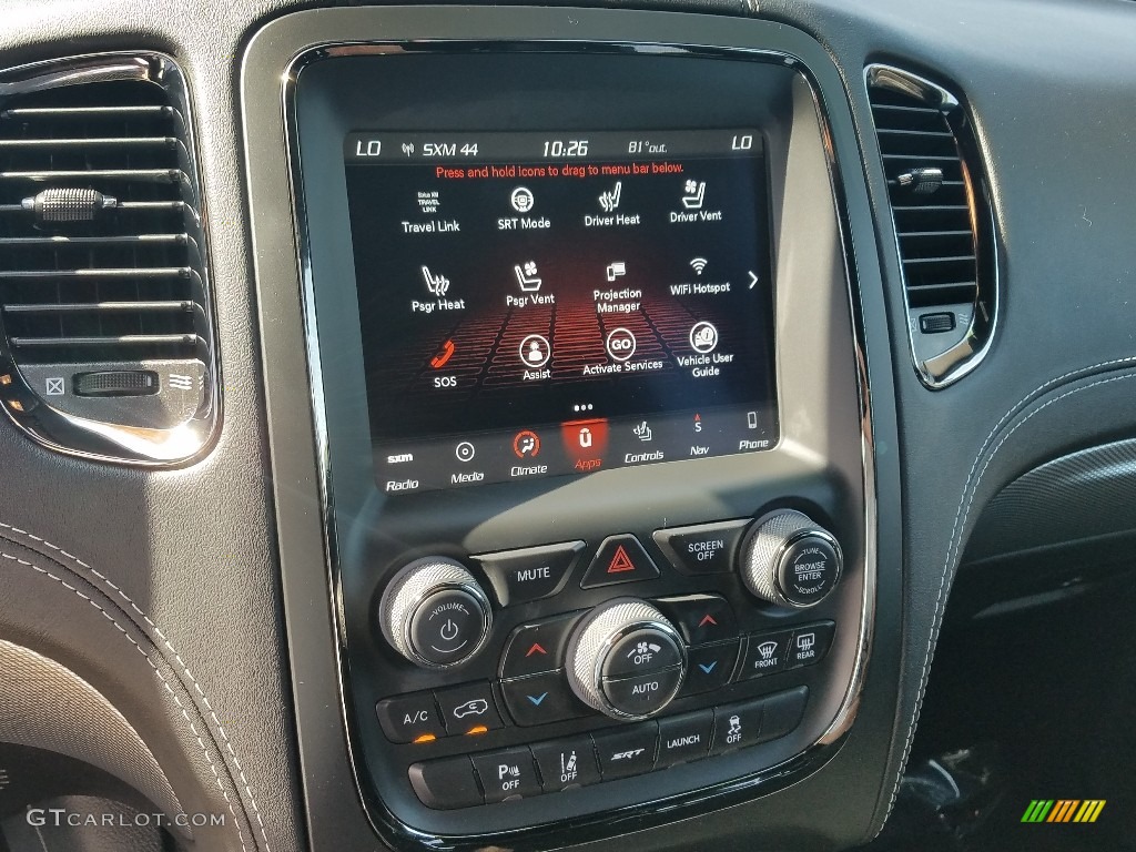 2018 Dodge Durango SRT AWD Controls Photo #129928630