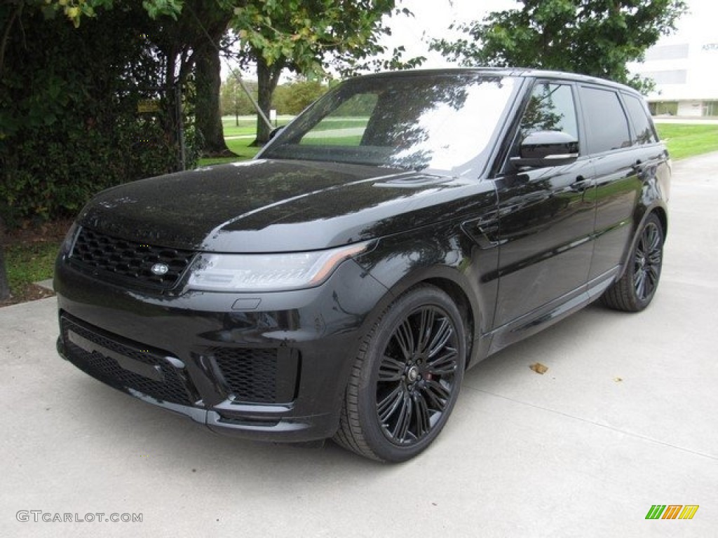 Santorini Black Metallic 2019 Land Rover Range Rover Sport HSE Dynamic Exterior Photo #129928924