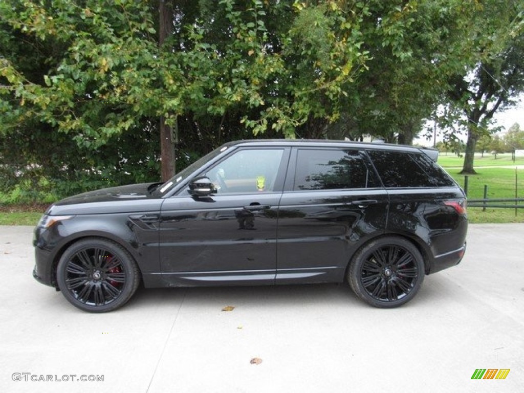Santorini Black Metallic 2019 Land Rover Range Rover Sport HSE Dynamic Exterior Photo #129928940