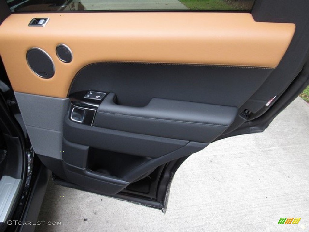 2019 Land Rover Range Rover Sport HSE Dynamic Ebony/Vintage Tan Door Panel Photo #129929098
