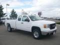 2009 Summit White GMC Sierra 2500HD Work Truck Extended Cab 4x4  photo #1