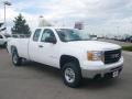 2009 Summit White GMC Sierra 2500HD Work Truck Extended Cab 4x4  photo #1