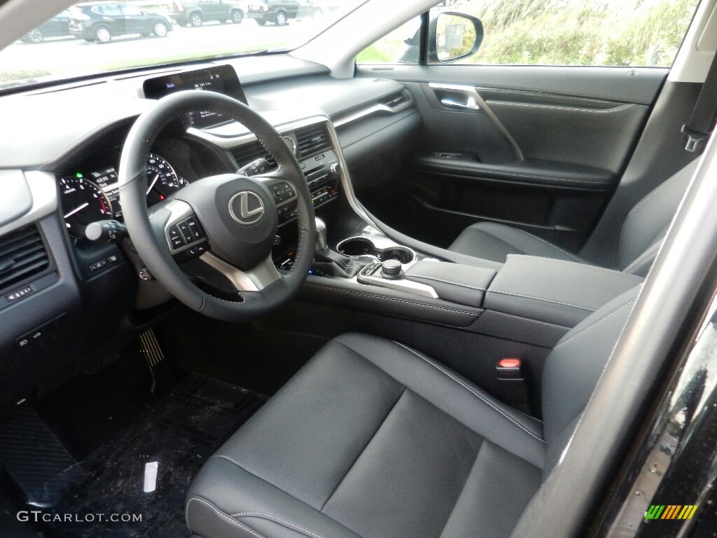 Black Interior 2019 Lexus RX 350 AWD Photo #129931009