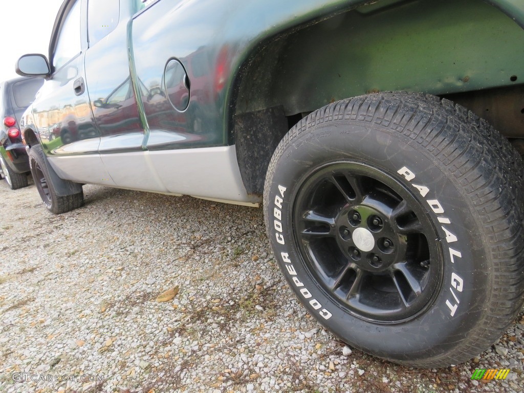 2000 Dakota SLT Extended Cab - Forest Green Pearl / Agate photo #9