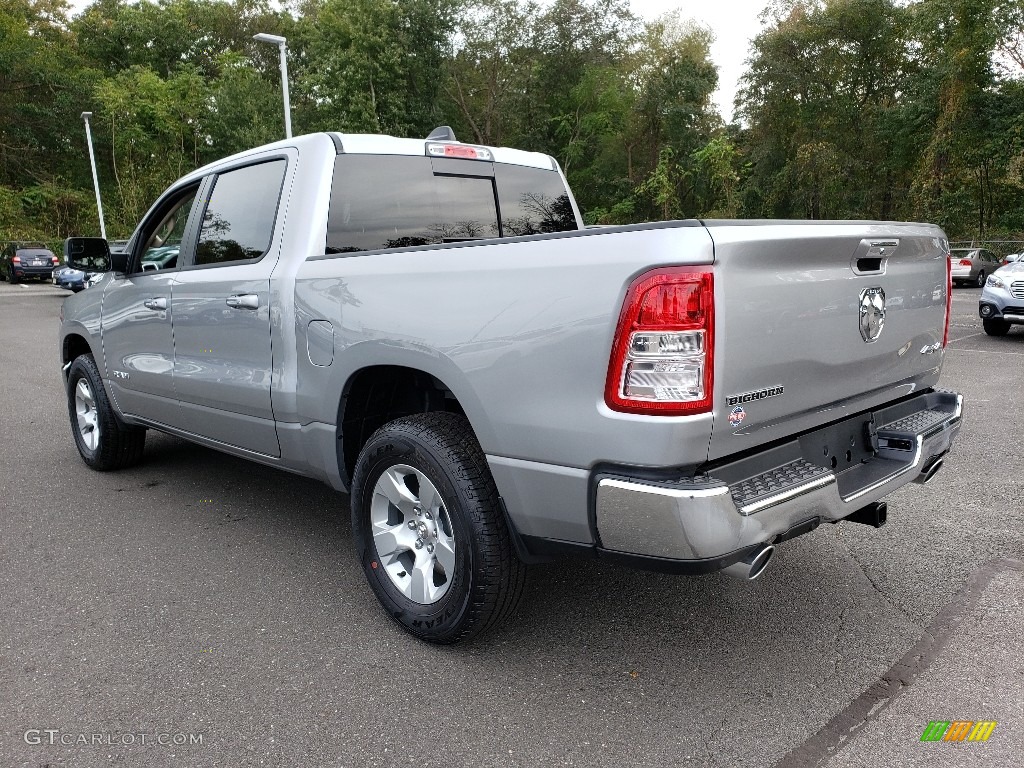 2019 1500 Big Horn Crew Cab 4x4 - Billett Silver Metallic / Black/Diesel Gray photo #4