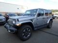 2018 Billet Silver Metallic Jeep Wrangler Unlimited Sahara 4x4  photo #1