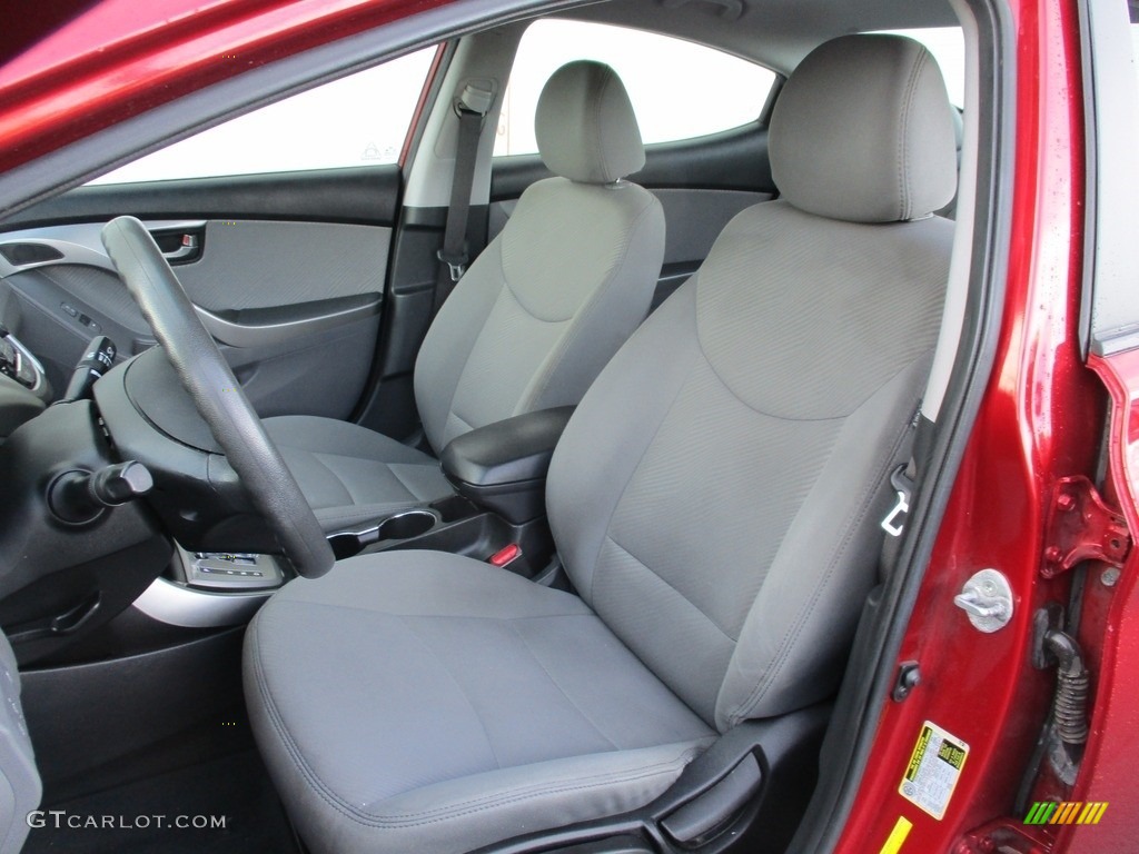 2013 Elantra GLS - Red / Gray photo #11