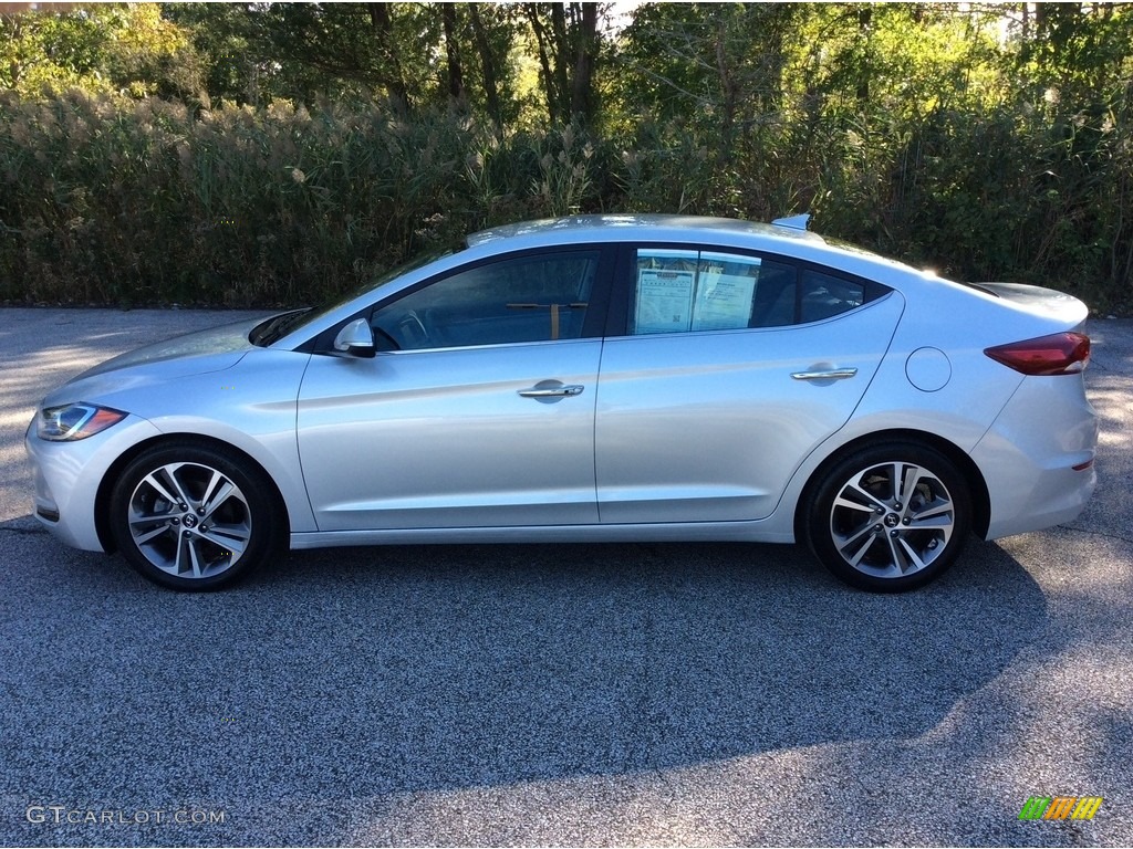 2017 Elantra Limited - Silver / Gray photo #3